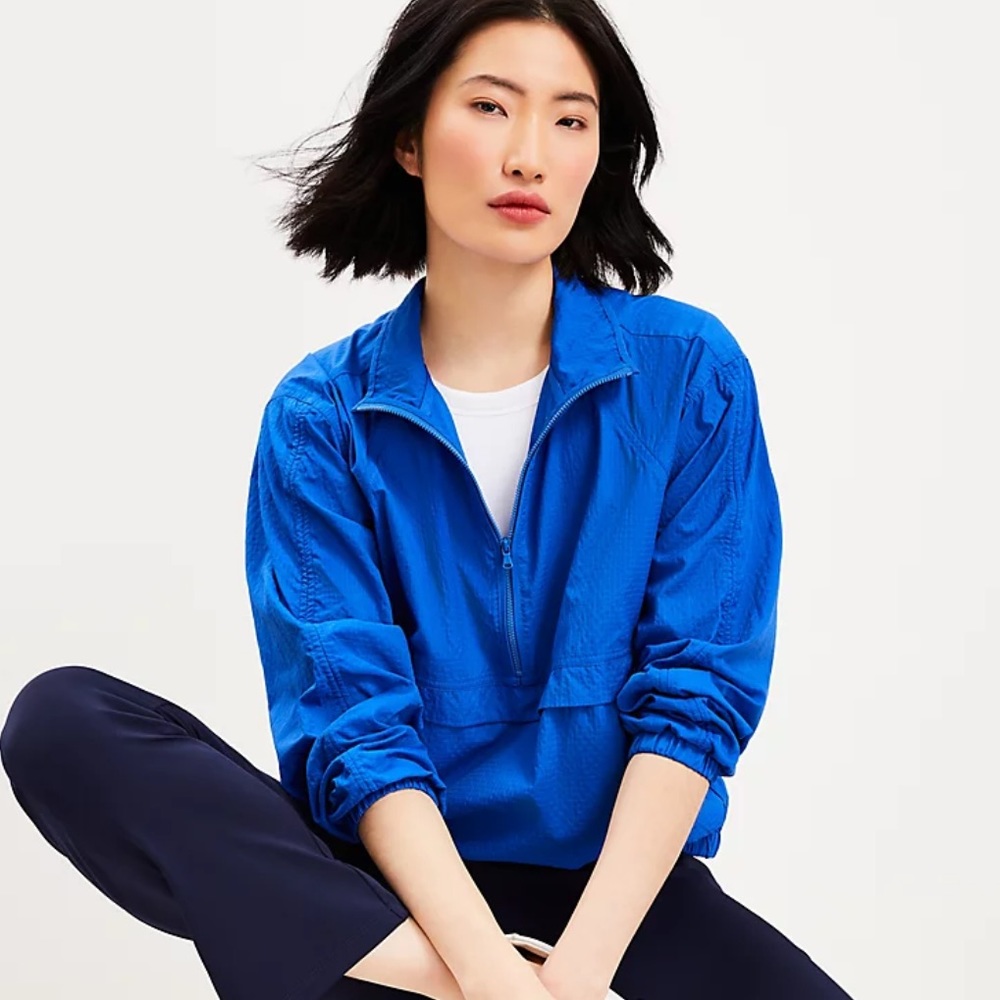 LOFT Lou & Grey Ripstop Zip Jacket
